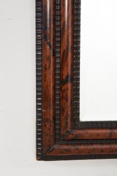 Ebony and Faux Tortoise Mirror - 3666511