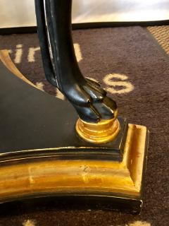 Ebony and Gilt Marble Top Octagonal Shaped Centre or End Table or Pedestal - 2998460