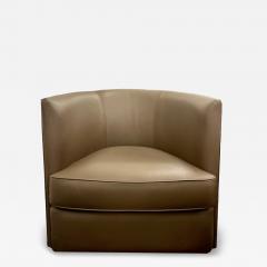 Ecart Design Club Chair W in Chocolate Leather - 4281165
