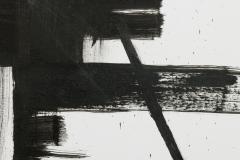 Ed Eller American Mid Century Black and White Abstract Painting - 4514588