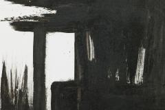 Ed Eller American Mid Century Black and White Abstract Painting - 4514589