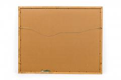 Ed Eller American Mid Century Black and White Abstract Painting - 4514590