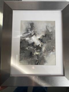 Ed Eller Contemporary American Dark Gray Abstract Painting - 4514597