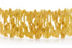 Ed Wiener Organic Modernism 14K Solid Yellow Gold Bracelet - 4504910