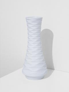 Edelstein White Porcelain OP Art Vase - 3892048