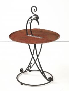Edgar Brandt 1930s Wrought iron occasional side table - 3714527
