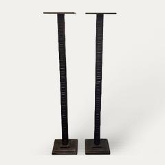 Edgar Brandt Edgar Brandt A Pair of French Art Deco Wrought Iron Pedestals circa 1920 - 4055480