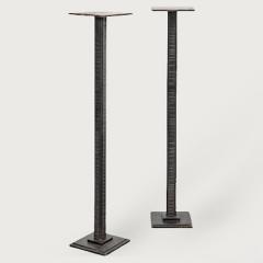 Edgar Brandt Edgar Brandt A Pair of French Art Deco Wrought Iron Pedestals circa 1920 - 4055481