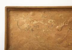 Edgar Brandt Edgar Brandt Art Nouveau Bronze Ormolu Tray Relief Decoration France signed - 4509704