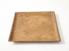 Edgar Brandt Edgar Brandt Art Nouveau Bronze Ormolu Tray Relief Decoration France signed - 4509711