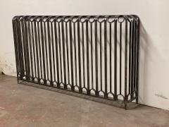 Edgar Brandt Edgard Brandt spectacular masterpiece wrought iron large console - 1922263