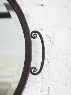 Edgar Brandt French Art Deco Hammered Iron Mirror - 4565604