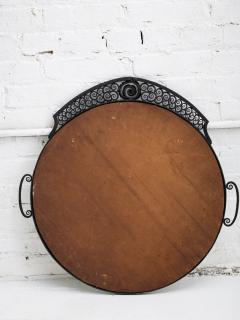 Edgar Brandt French Art Deco Hammered Iron Mirror - 4565607