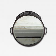 Edgar Brandt French Art Deco Hammered Iron Mirror - 4570003