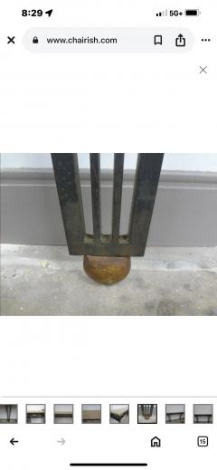 Edgar Brandt French Wrought Iron Console Table - 4193539