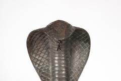 Edgar Brandt Pair of Cobra Andirons in bronze By Edgar Brandt  - 867328