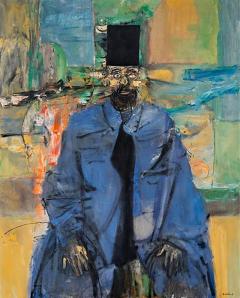 Edgar Louis Ewing Original Edgar Louis Ewing Oil Painting of Caretaker at Aghia Triada - 4532703