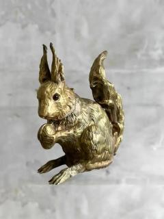 Edizioni Molto Brass Bottle Holder Squirrel Molto Editions - 3999127