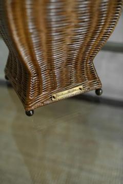 Edizioni Molto Pagoda lamp in hand woven rattan Molto Editions - 3999041