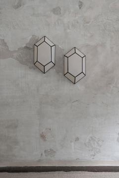 Edizioni Molto Pair of Parchment Wall Lamps Molto Editions - 4157565