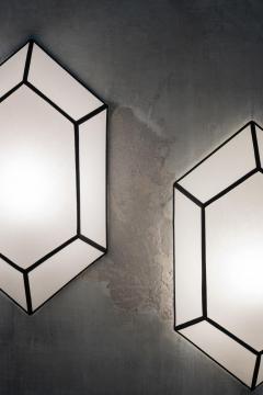 Edizioni Molto Pair of Parchment Wall Lamps Molto Editions - 4157567