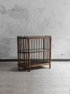 Edizioni Molto Rattan Console Table With Three Shelves Molto Editions - 4281870