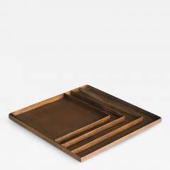 Edizioni Molto Trays in burnished brass Molto Editions - 3855169