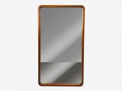 Edmond J Spence Large Wall Mirror Walnut Sweden 1950s - 4601778