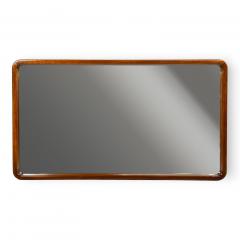 Edmond J Spence Large Wall Mirror Walnut Sweden 1950s - 4601825