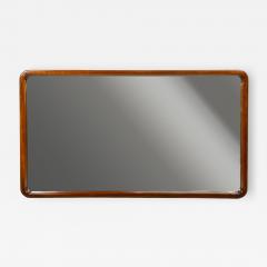 Edmond J Spence Large Wall Mirror Walnut Sweden 1950s - 4601834