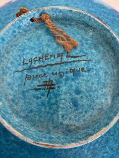 Edmond Lachenal Blue Wall Ceramique Plate by Edmond Lachenal - 4346438