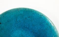 Edmond Lachenal Edmond Lechenal Turquoisse Blue Dish Bowl France 1930 s - 4509764