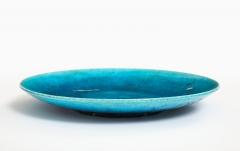 Edmond Lachenal Edmond Lechenal Turquoisse Blue Dish Bowl France 1930 s - 4509774
