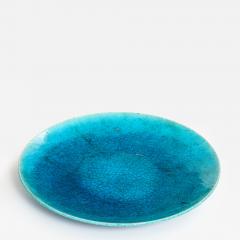 Edmond Lachenal Edmond Lechenal Turquoisse Blue Dish Bowl France 1930 s - 4510007