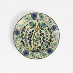 Edmond Lachenal Lachenal Iznik Earthenware Dish France signed - 4547158