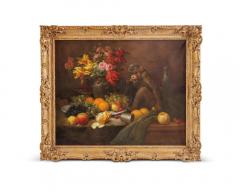 Edmond Louis Maire French 1862 1914 A Monkey Still Life Painting 1904 - 3470542