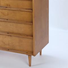 Edmond Spence A mid century modern Edmund J Spence tall birch Coronation dresser chest c 1970 - 3139943