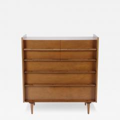 Edmond Spence A mid century modern Edmund J Spence tall birch Coronation dresser chest c 1970 - 3141655