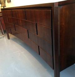 Edmond Spence Architectural Walnut Dresser by Edmond Spence - 108971