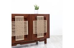 Edmond Spence Edmond J Spence Credenza with Rush Chord Doors for Industria Muebleria - 3058783