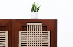 Edmond Spence Edmond J Spence Credenza with Rush Chord Doors for Industria Muebleria - 3058784