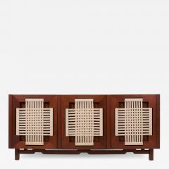 Edmond Spence Edmond J Spence Credenza with Rush Chord Doors for Industria Muebleria - 3064512