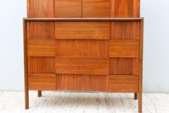 Edmond Spence Edmond J Spence Mid Century Modern Walnut Highboy Dresser - 1110257