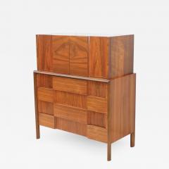 Edmond Spence Edmond J Spence Mid Century Modern Walnut Highboy Dresser - 1110500