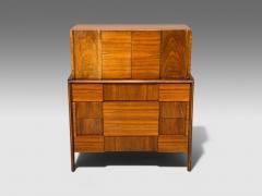 Edmond Spence Edmond J Spence Sculptural Highboy Walnut Sweden 1950s - 4599181