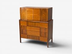 Edmond Spence Edmond J Spence Sculptural Highboy Walnut Sweden 1950s - 4599183
