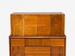 Edmond Spence Edmond J Spence Sculptural Highboy Walnut Sweden 1950s - 4599184