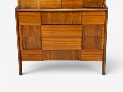 Edmond Spence Edmond J Spence Sculptural Highboy Walnut Sweden 1950s - 4599185