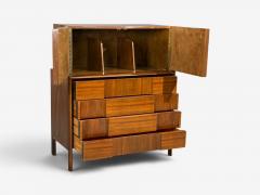 Edmond Spence Edmond J Spence Sculptural Highboy Walnut Sweden 1950s - 4599188