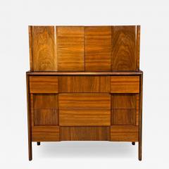 Edmond Spence Edmond J Spence Sculptural Highboy Walnut Sweden 1950s - 4601722